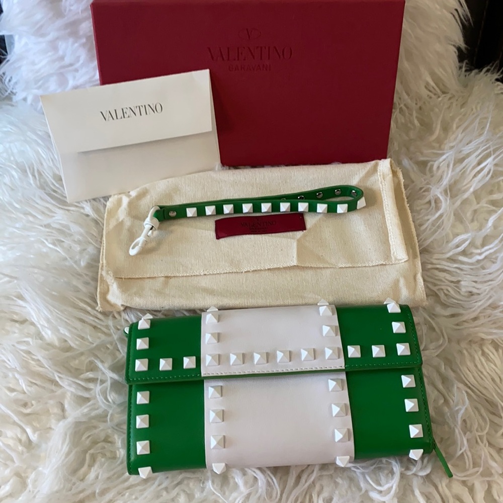 Valentino Garavani rock studs wristlet